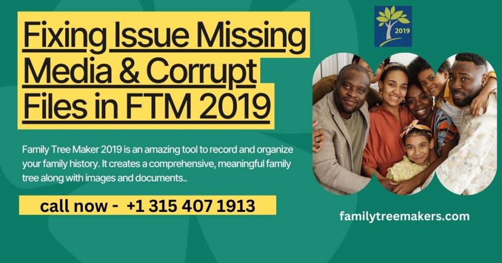 Missing Media & Corrupt Files in FTM 2019