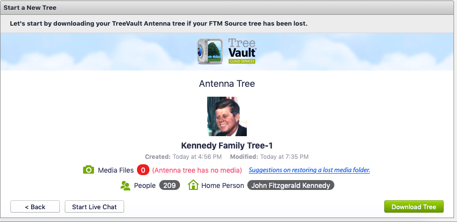 Antenna Tree Download TreeVault